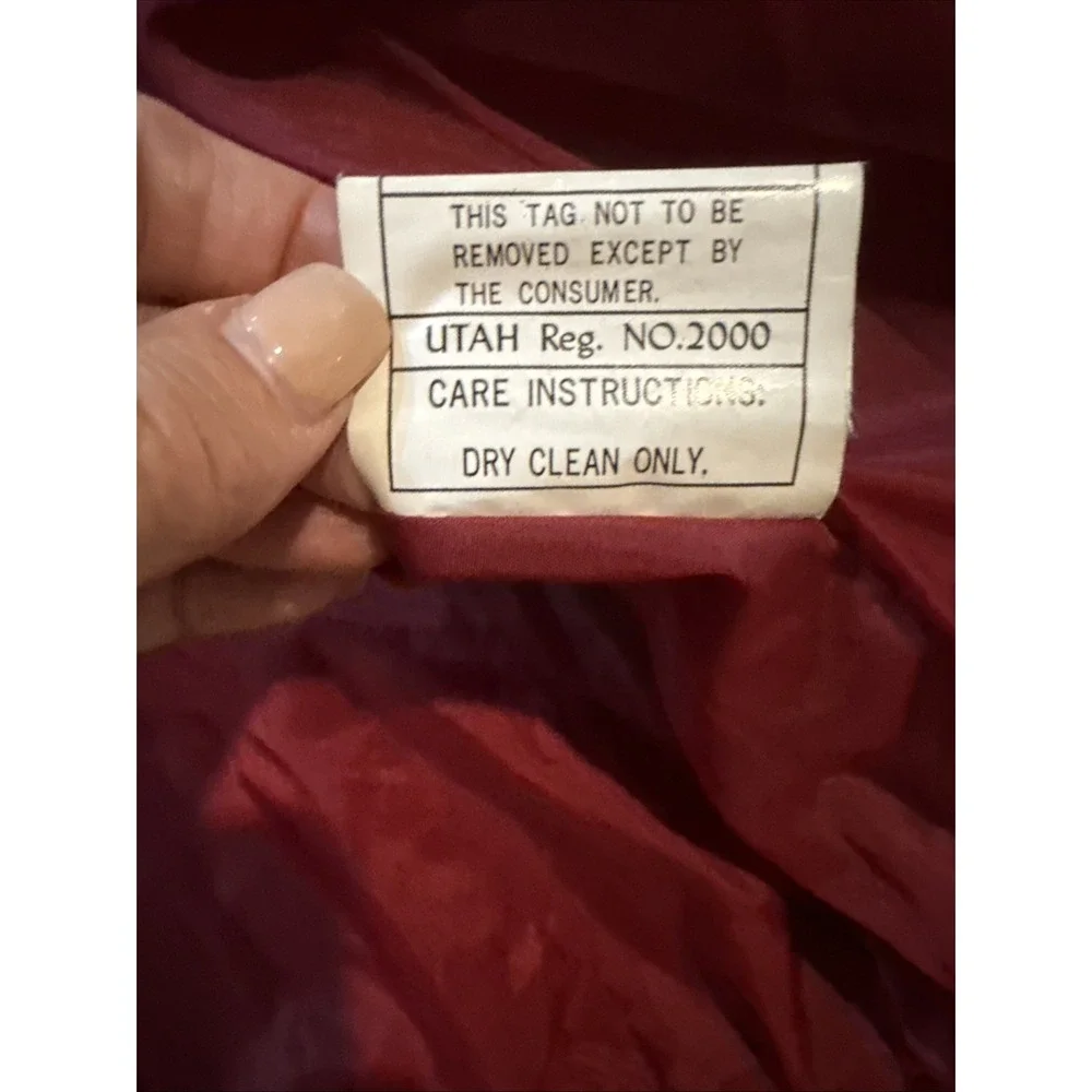 VTG Field Stream Burgundy Bomber Coat Plaid Lined Mens 2XLT Racer Jacket